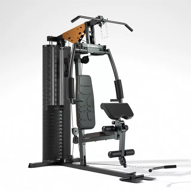 Atlas wielofunkcyjny do ćwiczeń inSPORTline ProfiGym C45 ∙ 90 kg obciążenia ∙ regulowane oparcie ∙ wyciągi górny / dolny