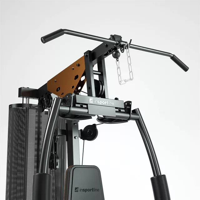 Atlas wielofunkcyjny do ćwiczeń inSPORTline ProfiGym C45 ∙ 90 kg obciążenia ∙ regulowane oparcie ∙ wyciągi górny / dolny