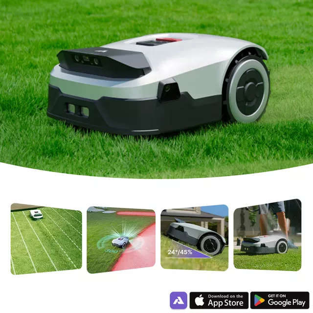 Bezprzewodowa kosiarka automatyczna Anthbot Genie 600 (900m²) ∙ robot koszący ∙ omijanie przeszkód AI ∙ detekcja deszczu ∙ aplikacja mobilna