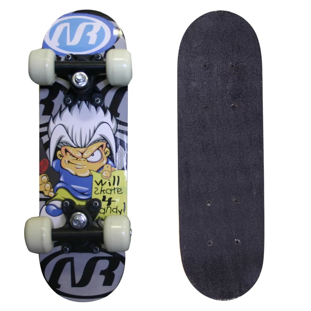 Dziecięca deskorolka Worker Kid Skateboy ∙ nośność 40 kg ∙ deska 17" klon ∙ koła  50 mm ∙ łożyska ABEC 3 ∙ antypoślizgowy grip - Obcy - Skateboy