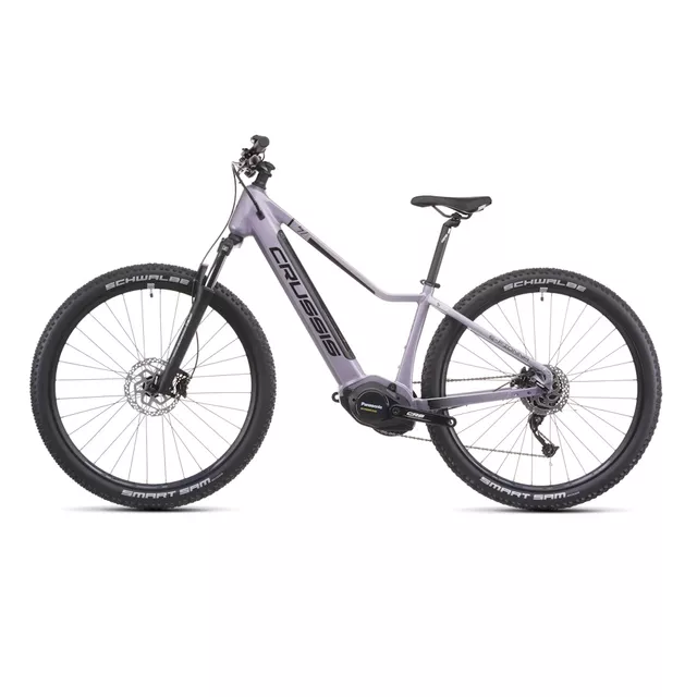 Górski rower elektryczny Crussis e-Fionna 7.11 ∙ Panasonic 250W ∙ 715Wh ∙ widelec Suntour 100mm ∙ hamulce hydrauliczne Shimano ∙ 9 biegów
