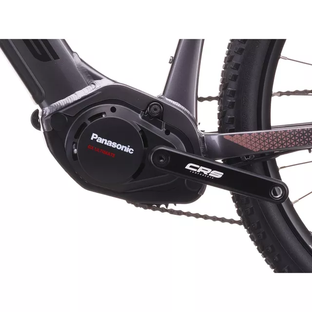 Rower elektryczny górski damski Crussis e-Guera 9.11 ∙ silnik panasonic gx 95 nm ∙ bateria 715 wh ∙ zasięg 170 km ∙ nośność 120 kg