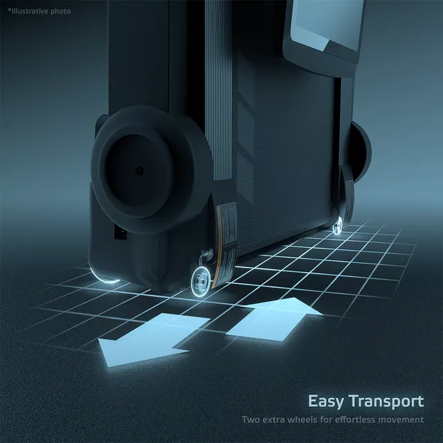Profesjonalna bieżnia elektryczna składana inSPORTline ZenRun 120 ∙ obrotowy ekran dotykowy 15,6" ∙ 22 km/h ∙ menu PL ∙ nośność 150 kg ∙ Bluetooth