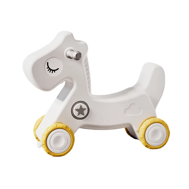 Rowerek biegowy i konik na biegunach inSPORTline Etalino ∙ 2w1 ∙ waga 3 kg ∙ nośność 40 kg ∙ HDPE ∙ dla dzieci 3+ - kawowy