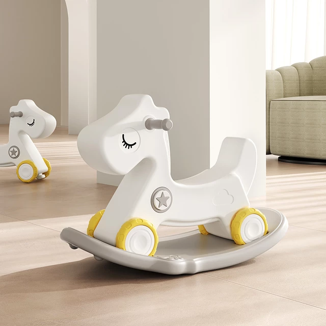 Rowerek biegowy i konik na biegunach inSPORTline Etalino ∙ 2w1 ∙ waga 3 kg ∙ nośność 40 kg ∙ HDPE ∙ dla dzieci 3+ - kawowy