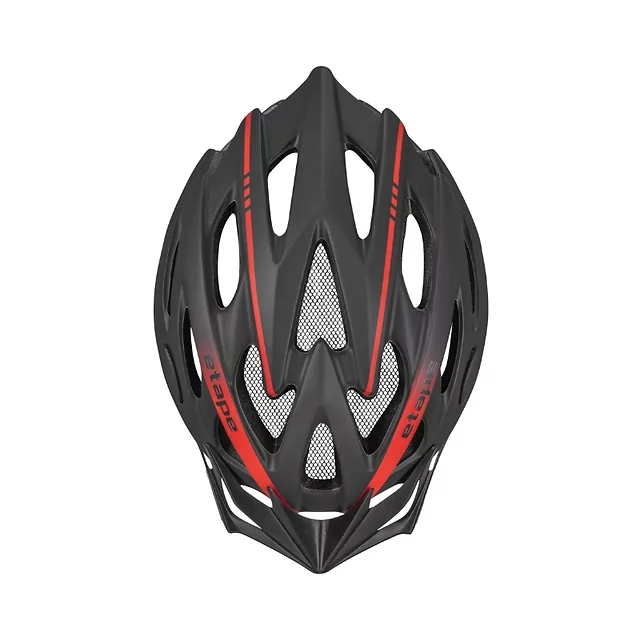 Kask rowerowy Etape Twister ∙ 25 otworów wentylacyjnych ∙ siatka na owady ∙ odpinany daszek ∙ elementy odblaskowe