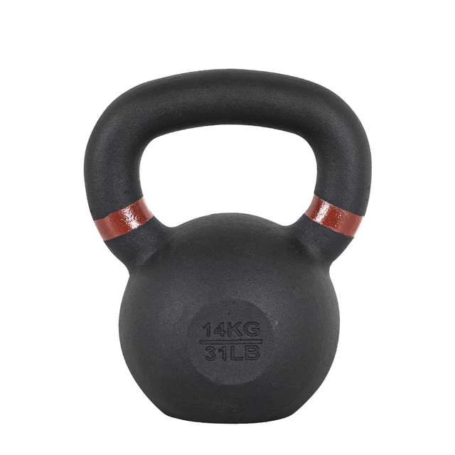 Hantle żeliwne inSPORTline Ketlebel Powder 4-20 kg powłoka proszkowa ∙ ergonomiczny uchwyt