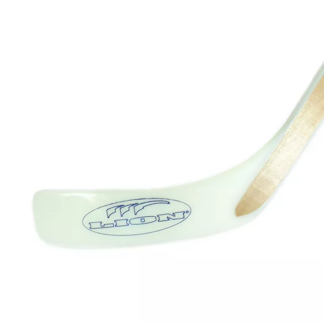 Kij do hokeja na lodzie inSPORTline Lion 3311 ∙ dla dzieci 6-9 lat ∙ drewniany trzonek ∙ prosta plastikowa łopatka ∙ lekki i wytrzymały