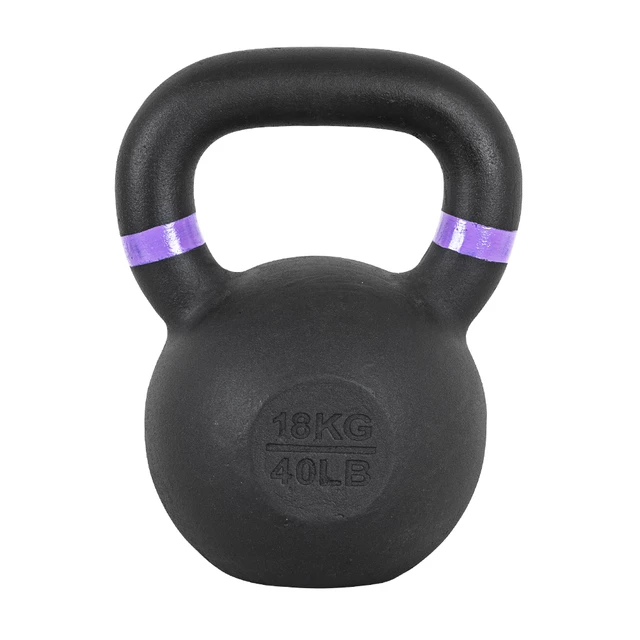 Hantel żeliwny Kettlebell inSPORTline Powder 18kg - OUTLET