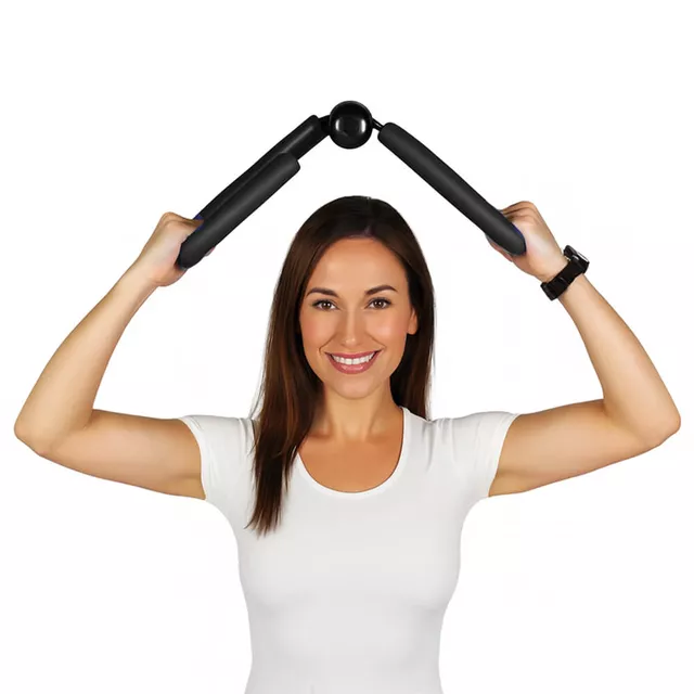 Motylek / agrafka do ćwiczeń fitness inSPORTline Body Trimer ∙ uniwersalny wzmacniacz ud, ramion, klatki ∙ piankowe uchwyty