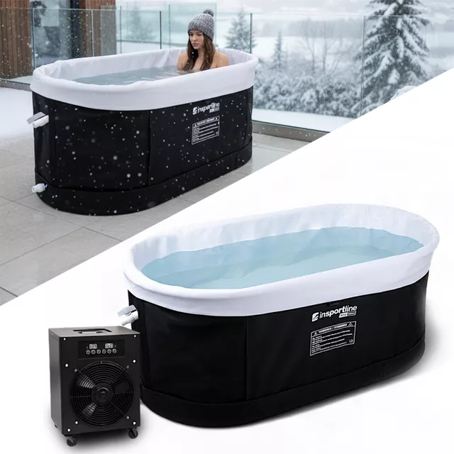 Balia-wanna do morsowania inSPORTline FrostPeace ∙ składana ∙ 0-55 °C ∙ termo-system ∙ 380 l ∙ system termoregulacji