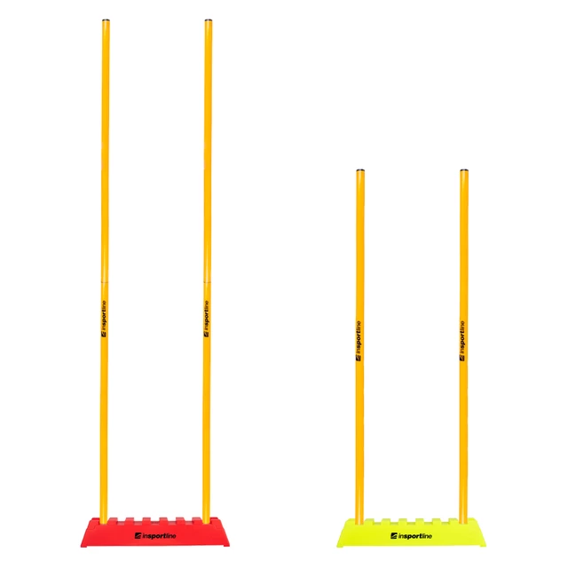 Przeszkoda sportowa / treningowa inSPORTline Rectangle ∙ żółta ∙ do slalomu ∙ nośność słupków 25 mm