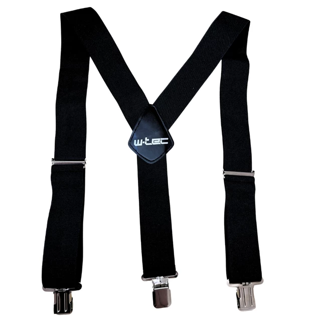 Szelki motocyklowe W-TEC Bretelero - Italian - Prosty czarny