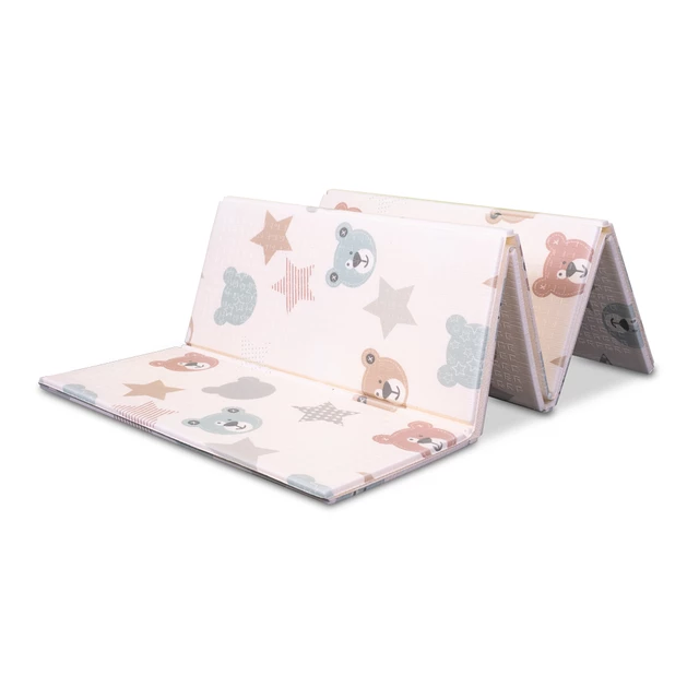 Mata składana podkładka dziecięca inSPORTline Michlino 200x180x1,2 cm ∙ z pianki XPE ∙ antypoślizgowa ∙ z torbą ∙ łatwa do czyszczenia - Zwierzęta abc/Zwierzęta łąka