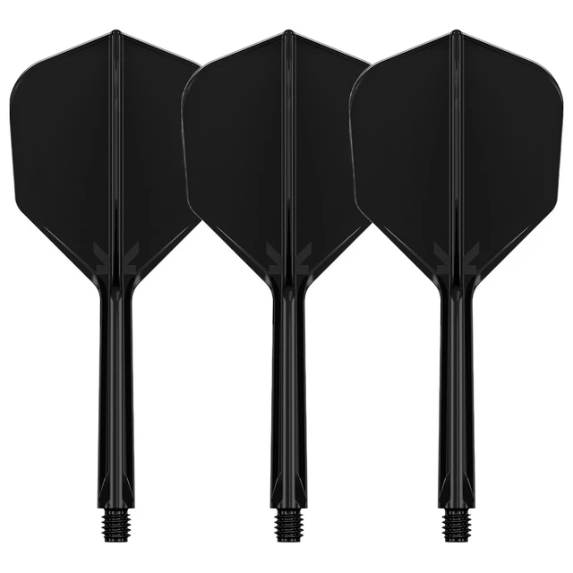 Nasadki z piórkami w jednym Target K-Flex No6 Medium 3 szt. - Jasny - Czarny