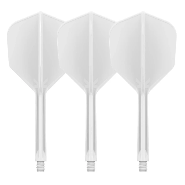 Nasadki z piórkami do lotek Target K-Flex No6 Short 3 szt. - Czarny