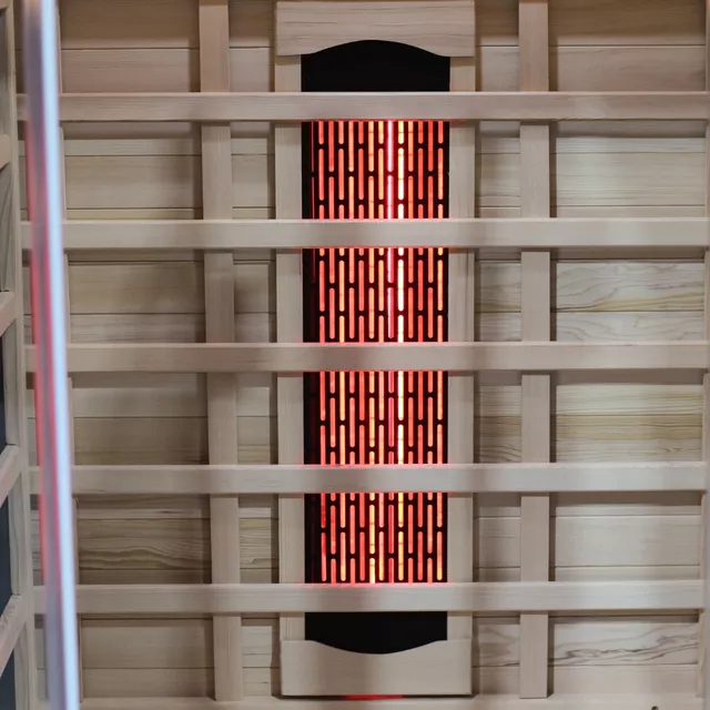 Sauna na podczerwień inSPORTline Trevirke 100 ∙ 7 promienników full-spectrum ∙ chromoterapia 7 kolorów ∙ Bluetooth