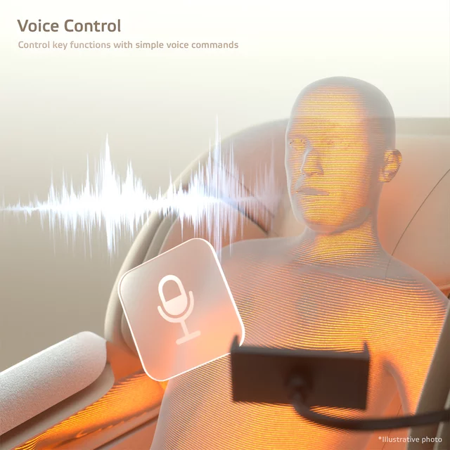 Fotel masujący inSPORTline Modenico ∙ mechanizm 2D ∙ 28 poduszek powietrznych ∙ podgrzewanie ∙ nośność 150 kg - Szary