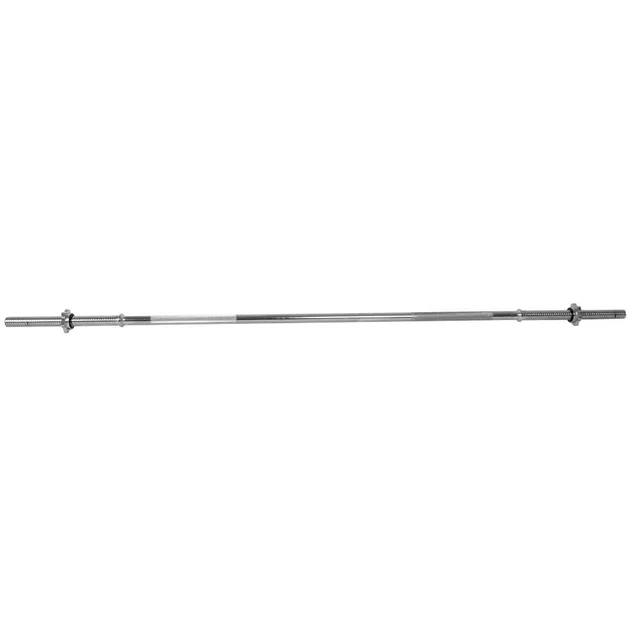 Gryf prosty gwintowany inSPORTline RB-63T 160 cm ∙ 30 mm ∙ nośność 200 kg ∙ zaciski w zestawie