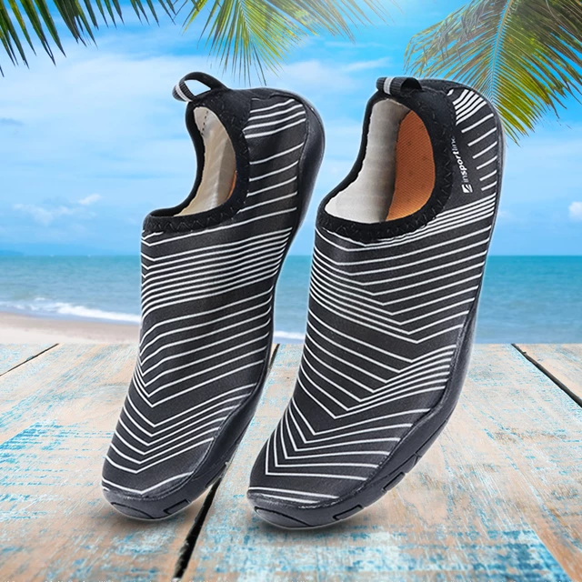 Buty kąpielowe do wody inSPORTline Makar unisex ∙ szybkoschnące ∙ oddychające ∙ perforowana podeszwa ∙ waga 125 g ∙ elastyczne