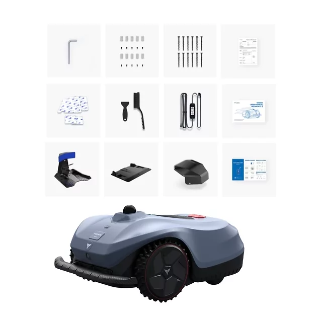 Robot koszący Hookii Neomow X2 ∙ do 4000 m² ∙ nawigacja 3D LiDAR SLAM ∙ bez przewodów ograniczających ∙ sterowanie aplikacją