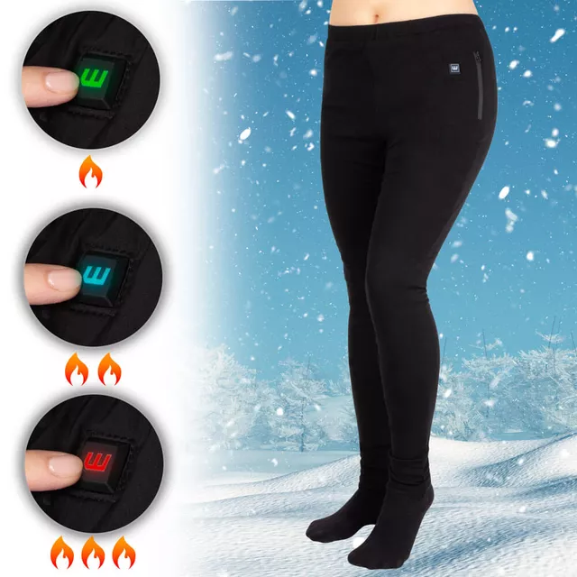Ogrzewane spodnie damskie W-TEC Insupants Lady ∙ system grzewczy kolana/brzuch ∙ ogrzewanie 5V/2A ∙ elastyczny pas ∙ termo podszewka
