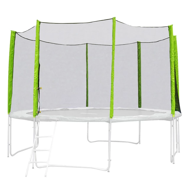 Ochronna siatka do trampoliny inSPORTline Froggy PRO 430 cm - Zielony - Zielony