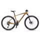 Rower górski 4EVER Firetrack 29'' ∙ waga 12,9 kg ∙ 22 biegi Shimano CUES ∙ hamulce hydrauliczne ∙ widelec RockShox z blokadą - perłowo-czarny / hologram - ciemne złoto / żelazo