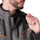 Turystyczna kurtka motocyklowa W-TEC Smackton - czarno-szaro-pomarańczowy