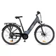 Miejski rower elektryczny inSPORTline ISL Eclion 648 Wh 28" - model 2026 ∙ bateria 648 Wh ∙ zasięg do 120 km ∙ amortyzowany widelec ∙ nośność 120 kg - Deep Coffee - Titanium Grey (szary)