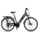 Miejski rower elektryczny inSPORTline ISL Eclion 648 Wh 28" - model 2026 ∙ bateria 648 Wh ∙ zasięg do 120 km ∙ amortyzowany widelec ∙ nośność 120 kg - Deep Coffee - Deep Coffee