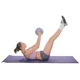 Piłka do ćwiczeń inSPORTline Aerobic Ball ∙ nośność 120 kg ∙ materiał PVC ∙ do aerobiku i rozciągania - bordo