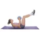 Piłka do ćwiczeń inSPORTline Aerobic Ball ∙ nośność 120 kg ∙ materiał PVC ∙ do aerobiku i rozciągania - bordo