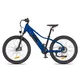 Młodzieżowy rower elektryczny inSPORTline ISL Savager 24" ∙ bateria 360 Wh ∙ zasięg do 70 km ∙ silnik bafang ∙ hamulce hydrauliczne - Różowy rumieniec