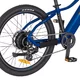 Młodzieżowy rower elektryczny inSPORTline ISL Savager 24" ∙ bateria 360 Wh ∙ zasięg do 70 km ∙ silnik bafang ∙ hamulce hydrauliczne - Różowy rumieniec