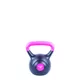 Hantle kettlebell inSPORTline Vin-Bell Dark 1-20 kg ∙ powłoka winylowa ∙ gumowe podkładki ∙ stabilna podstawa