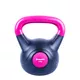 Hantle kettlebell inSPORTline Vin-Bell Dark 1-20 kg ∙ powłoka winylowa ∙ gumowe podkładki ∙ stabilna podstawa