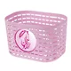 Koszyk dziecięcy przedni plastikowy M-Wave P Children's Basket - Czerwony - Różowy