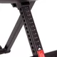 Ławka grawitacyjna z podgrzewanym pasem masującym inSPORTline Inverso Heaty 150kg - Czarny