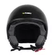 Kask motocyklowy otwarty na skuter W-TEC FS-710S Revolt Black - Czarny z gwiazdą