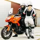 Kask motocyklowy 2w1 W-TEC NK-850 otwierany ∙ blenda przeciwsłoneczna