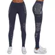 Damskie legginsy sportowe BAS BLACK Passion - Niebieski - Niebieski