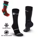 Skarpety kompresyjne inSPORTline Compagio AG+ ∙ unisex ∙ antybakteryjne ∙ Siltex AG+ ∙ odprowadzanie potu ∙ elastyczne - Czarny