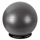 Piłka gimnastyczna inSPORTline Stretch Ball 65 cm ∙ z podstawą BallBase ∙ wypustki masujące ∙ nośność 200 kg ∙ piktogramy ćwiczeń - Miętowy - Czarny
