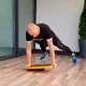 Wielofunkcyjny step do aerobiku inSPORTline Multifun ∙ z platformą balansu ∙ 3,6 kg ∙ antypoślizgowy ∙ stabilne nóżki ∙ nośność 200 kg - Czarny/pomarańczowy