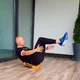 Wielofunkcyjny step do aerobiku inSPORTline Multifun ∙ z platformą balansu ∙ 3,6 kg ∙ antypoślizgowy ∙ stabilne nóżki ∙ nośność 200 kg - Czarny/pomarańczowy