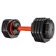 Hantla regulowana inSPORTline DuraBell® ∙ 6,5-24,5 kg ∙ antypoślizgowy uchwyt ∙ stojak w zestawie ∙ szybka regulacja