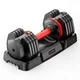 Hantla regulowana inSPORTline DuraBell® ∙ 6,5-24,5 kg ∙ antypoślizgowy uchwyt ∙ stojak w zestawie ∙ szybka regulacja