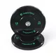 Obciążenie gumowe inSPORTline Bumper Plate Lite 10 kg ∙ żeliwo chromowane ∙ otwór olimpijski 50 mm ∙ odporne na uderzenia ∙ gumowane
