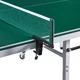 Zewnętrzny stół  do tenisa stołowego inSPORTline Outdoor 200 ∙ odporny na UV i pogodę ∙ waga 81 kg ∙ kółka transportowe ∙ stalowa rama - Niebieski